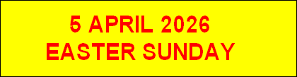 5 APRIL 2026
EASTER SUNDAY