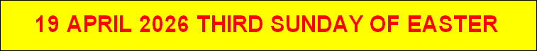 19 APRIL 2026 THIRD SUNDAY OF EASTER